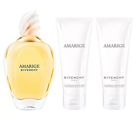 amarige de givenchy body lotion|amarige by Givenchy gift set.